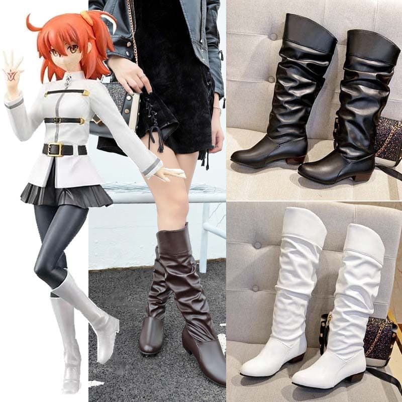 Anime Destino Grande Pedido Cosplay Sapatos De Halloween Gudako Botas De Salto Alto Para Mulher Fujimaru Ritsuka