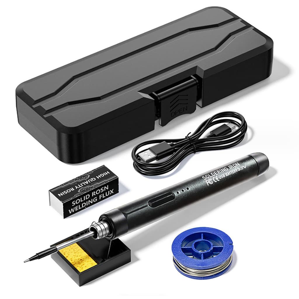 ((Venda quente) Ferro de solda elétrico inteligente USB Mini conjunto de ferro de solda pequeno Conjunto de ferro de sol