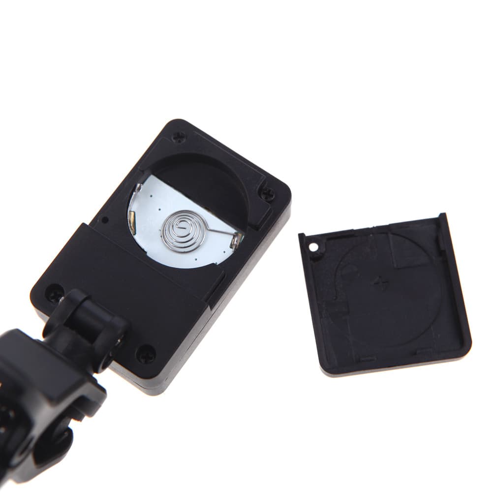 ttopbr JOYO JT-01 Mini Afinador Digital LCD Clip-on Para Guitarra Cromática Baixo Violino Ukulele Cd