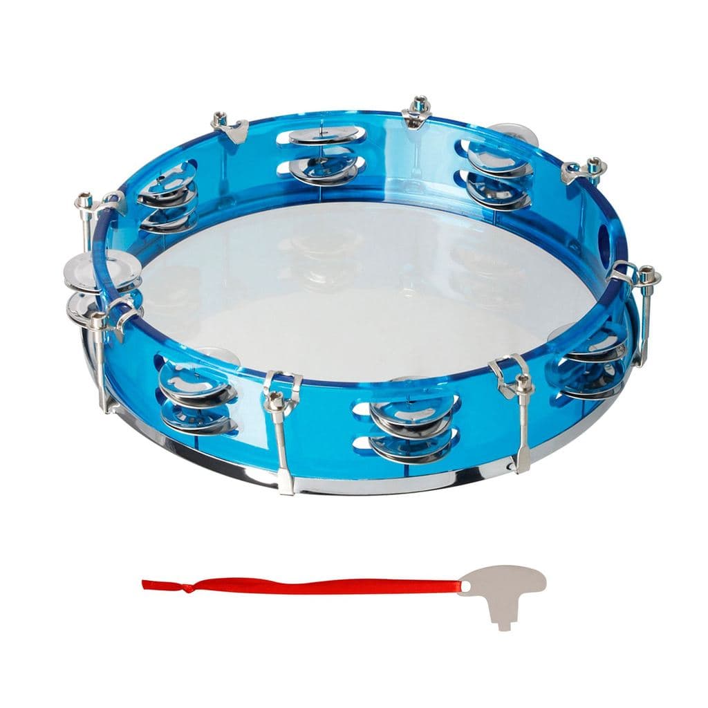 10 Polegada Pandeiro Portátil Fileira Dupla Tambor Conjunto Instrumento De Percussão Brinquedo Educativo Musical Para De