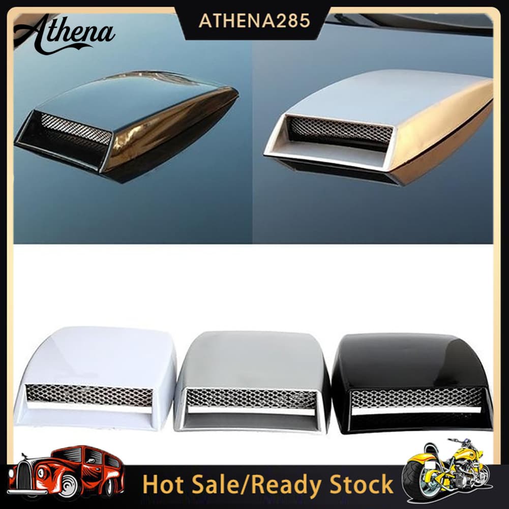 ATH_Universal Car-Styling Hood Entrada De Fluxo De Ar Tampa De Ventilação Adesivo Decoração Externa