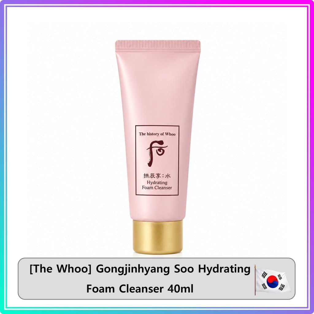 [The Whoo] Espuma De Limpeza Hidratante Gongjinhyang Soo 40ml # 258
