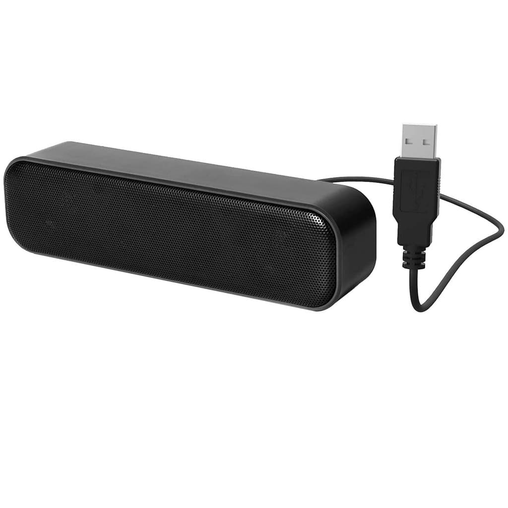 Mini Alto-Falante Para Computador Com Fio , USB , Desktop , Decodificação De Áudio Estéreo , Canal Duplo , Barra De Som