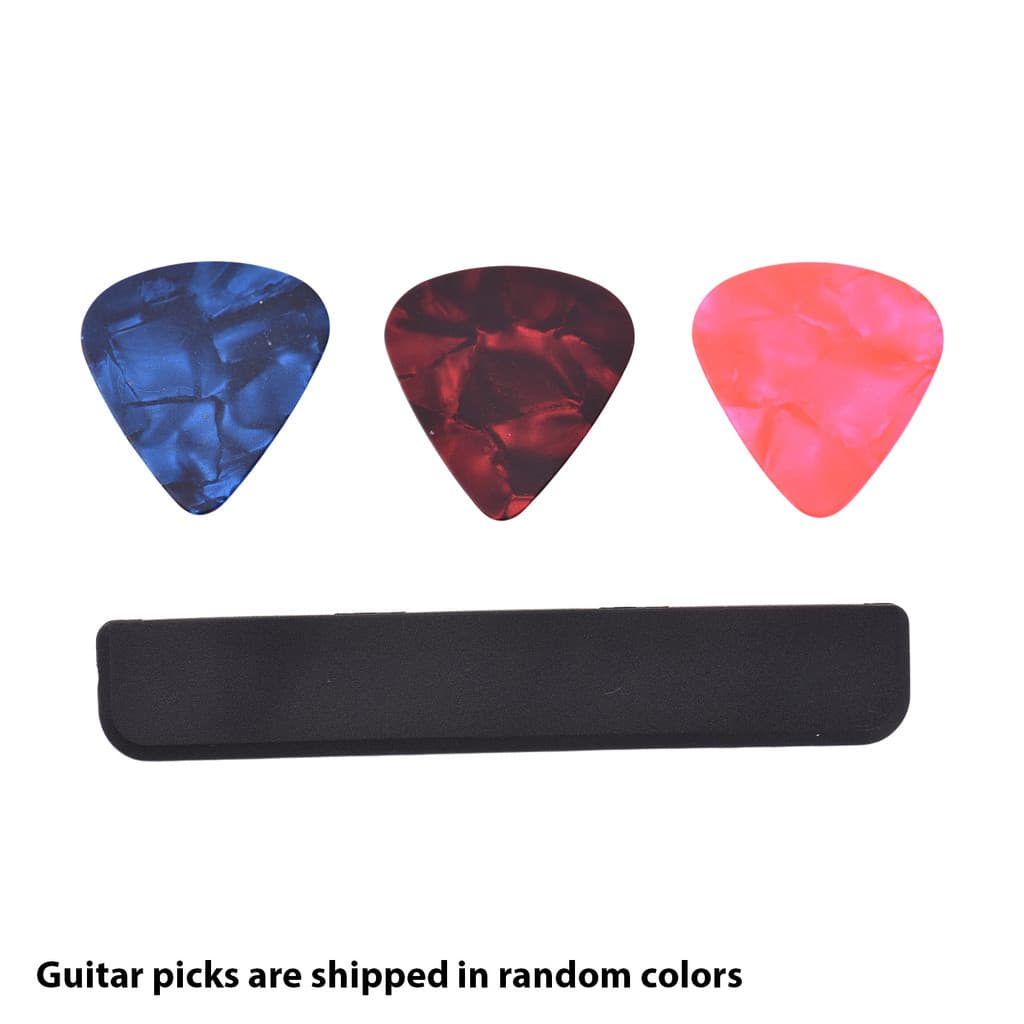 Suporte De Palheta De Guitarra Com Palhetas , Adesivo De Armazenamento Traseiro Para Baixo Elétrico Acústico , Ukulele B