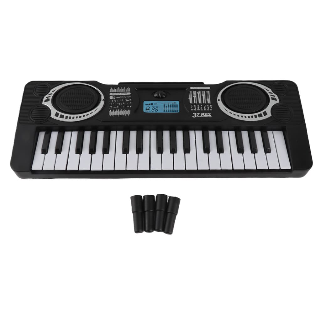 andobr Teclado Infantil Piano 37 Teclas Música Digital Eletrônica Brinquedo Educacional Para Meninos Meninas