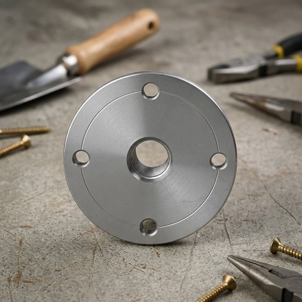Pinça De metal De Torno JTFY Com Furo Central De 18 Mm : Ferramenta Essencial Para Marcenaria