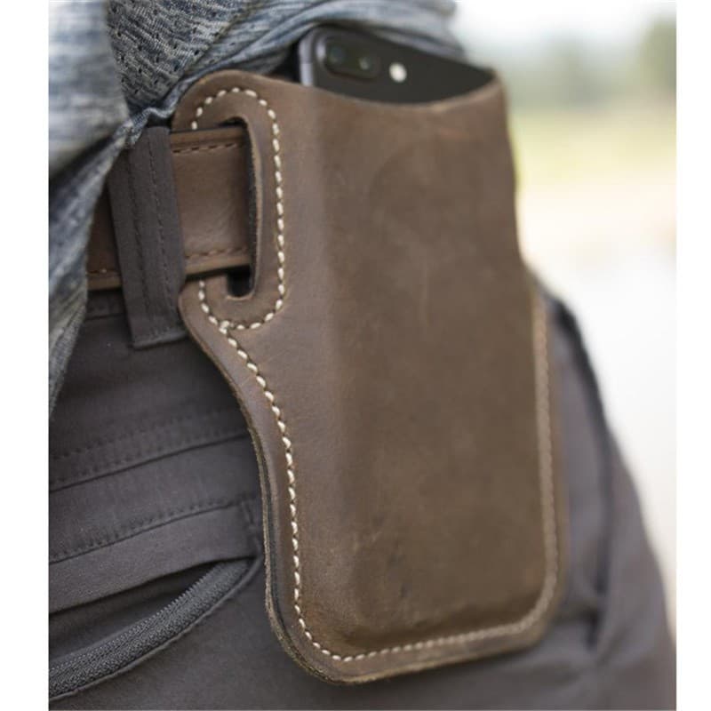 Capa De Telefone Durável De Alta Qualidade Bolsa Móvel De Couro Multifuncional Com Bolsos Para