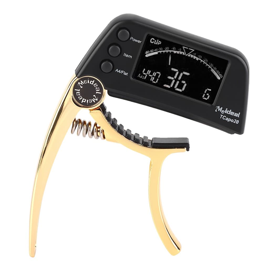 Acessório De Engrenagem De Afinador De Capo De Metal De Troca Rápida Com Uma Mão Para Baixo De Guitarra (Dourado)