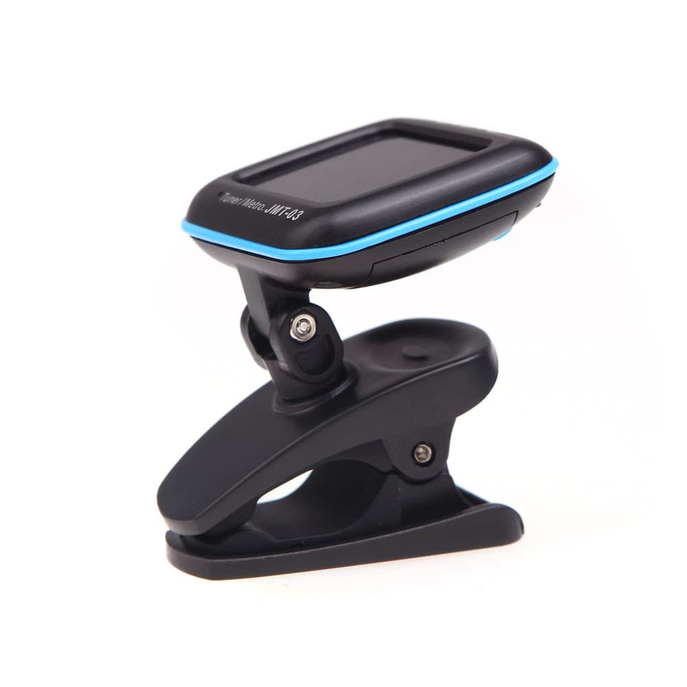 ttopbr JOYO JMT-03 Afinador De Guitarra Portátil Metrônomo Digital Clip Mic Para Baixo Cromático Ukulele Violino