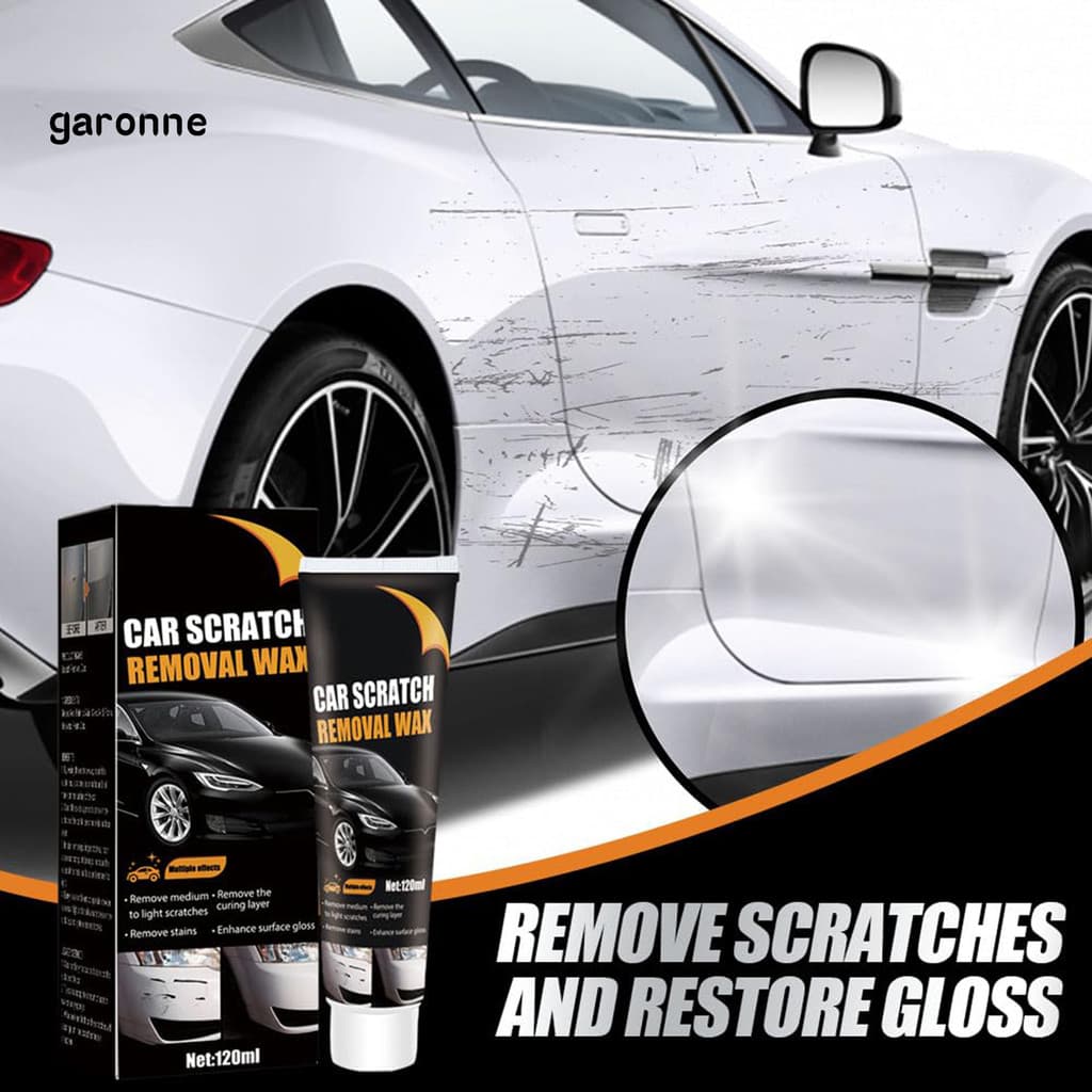 GA-Creme Para Reparo De Arranhões De Carro 120ml Cera De Polimento Tinta Automotiva Enchimento Profundo Veículos Kit Rem