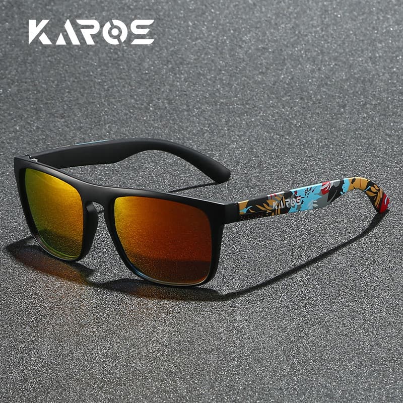 YZ2036 KAROS Óculos De Sol Polarizados UV400 Das Mulheres Dos Homens Ciclismo Pesca Correndo Esportes Para Dirigir Bicic