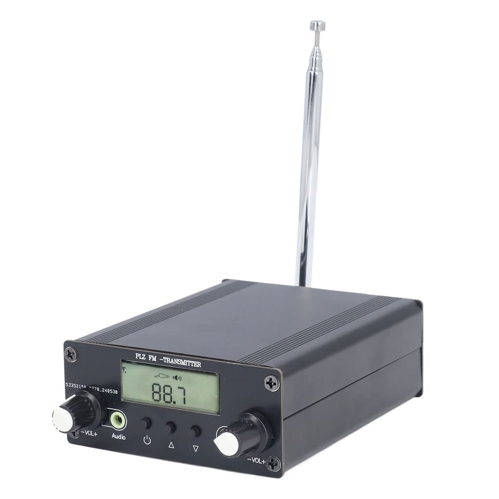 Transmissor FM Estéreo Scbr DC12V 0.5W Estação De Rádio De Transmissão De Longo Alcance Com Entrada De Som De Microfone