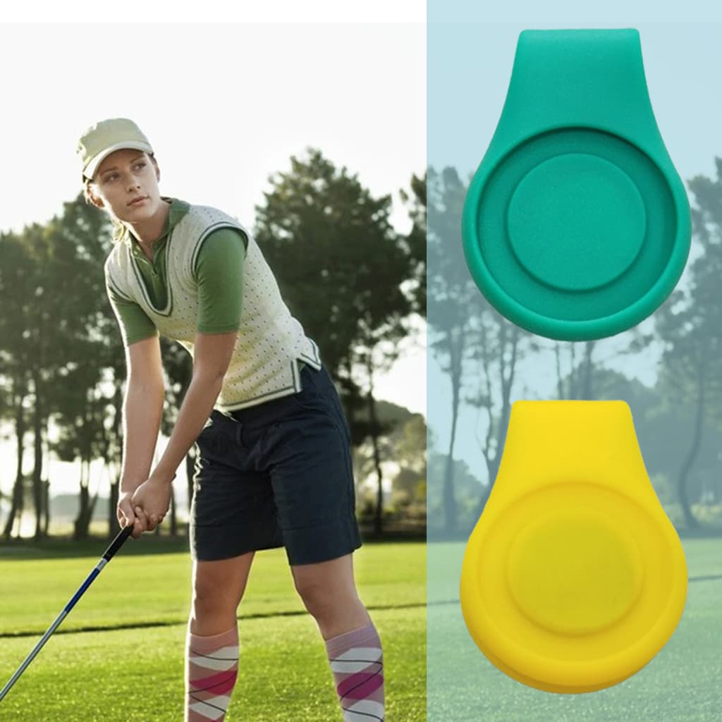 Clipe Para Chapéu De Golfe Marcador De Bola Premium De Silicone ic Sem Sabor Calibração De Posição