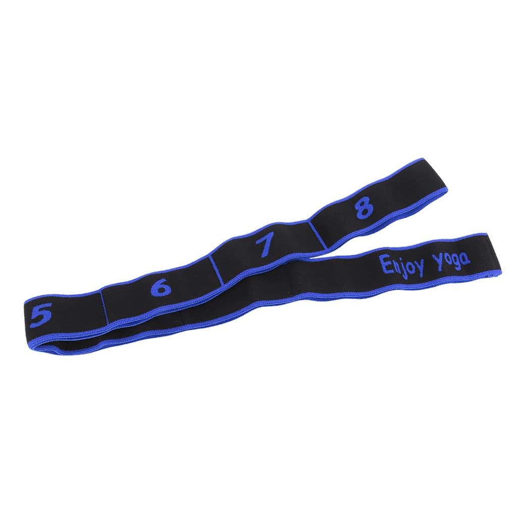 [Andoer.br] Faixas Elásticas De Fitness Cinto De Resistência Yoga Sling Acessório De Exercício Para Treinamento (Azul)
