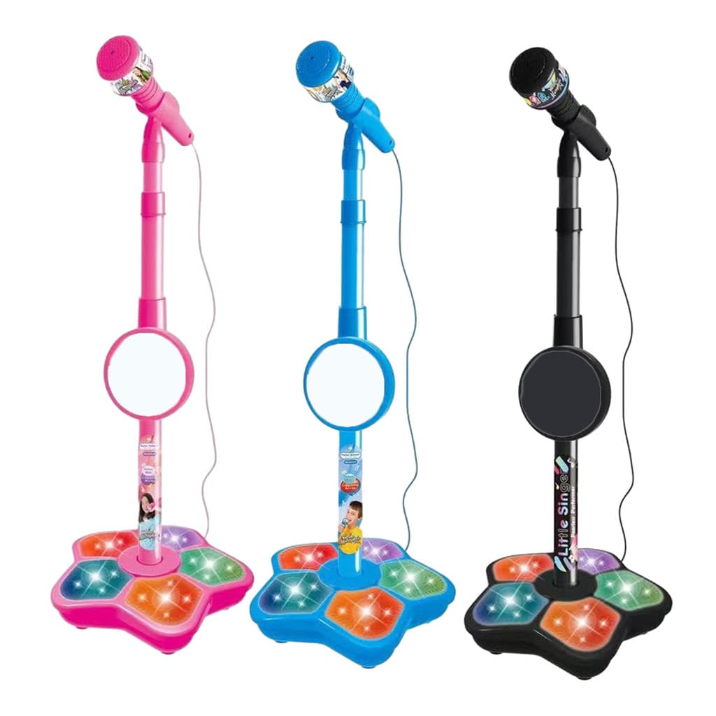 < Education > Brinquedo De Microfone Infantil Com Suporte Para Crianças , Meninos , Meninas , Máquina De Karaokê Aliment