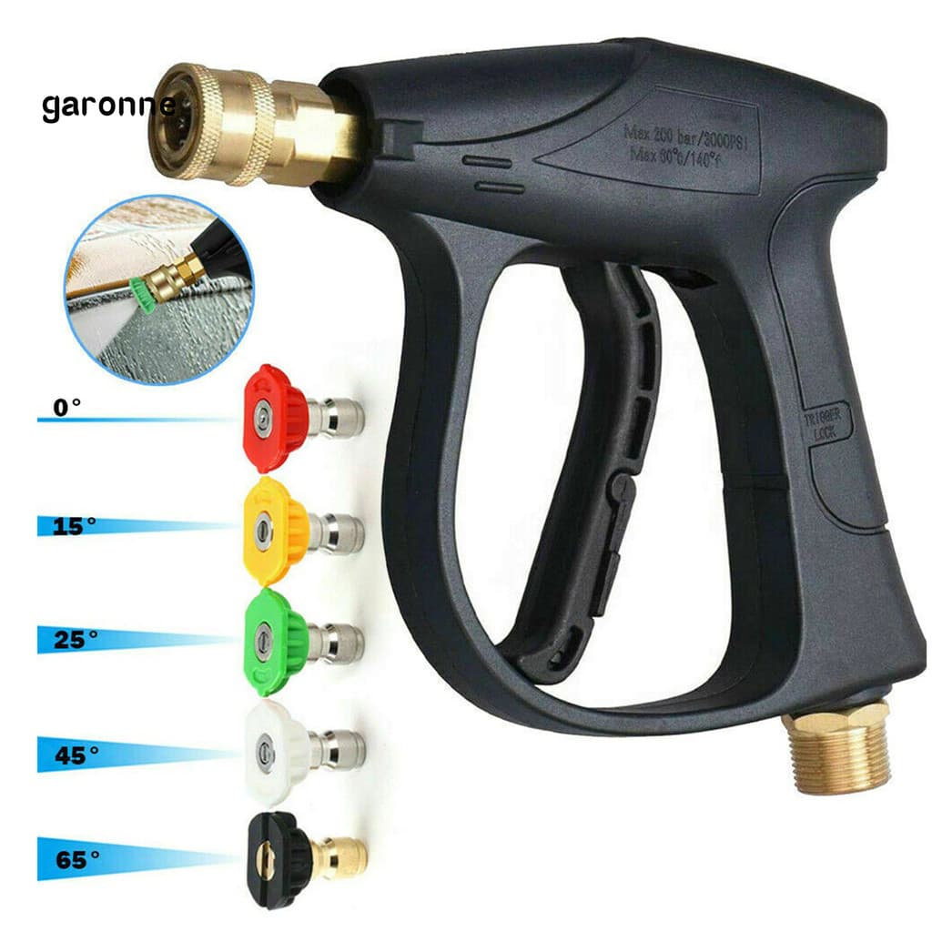 GA-Arruela De Pressão Portátil Sem Fio 3000PSI De Alta À Prova De Vazamento Alça Ergonômica Lavadora De Carro Com Bicos