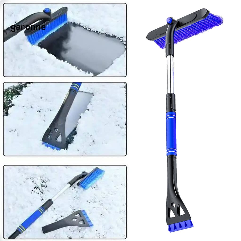 GA-Raspador De Gelo Extensível Escova De Neve Cabeça De Rotativa De 360 Graus Destacável Ferramenta De Remoção Com Apert