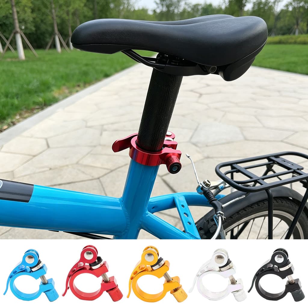Braçadeira Para Espigão De Bicicleta , Leve , Liberação Rápida , Liga De Alumínio , 25.4 31.8 , 28.6 , 34.9 , Universal