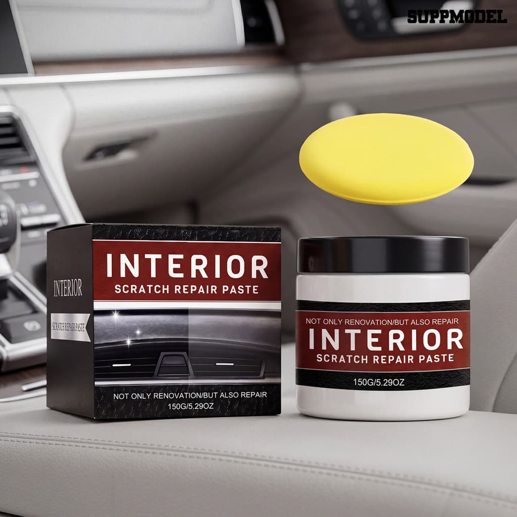 Kit De Reparo De Arranhões Suppmodel , Removedor De Pintura De Carro , Aplicação Restaura Brilho , Limpador De Estofamen