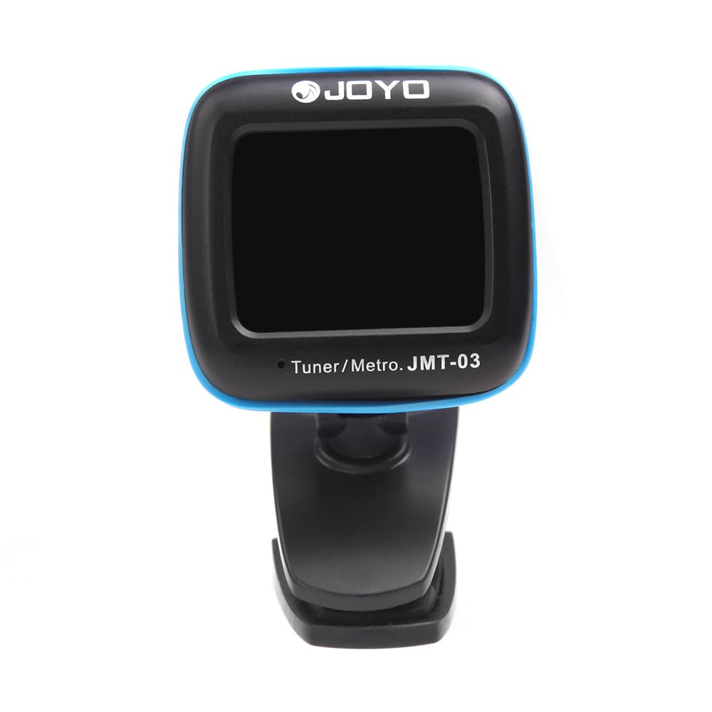 cpnobr JOYO JMT-03 Afinador De Guitarra Portátil Metrônomo Digital Clip Mic Para Baixo Cromático Ukulele Violino