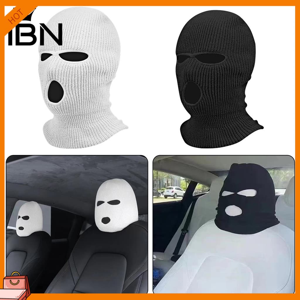 [IBN] Capa Para Encosto De Cabeça De Carro , Resistente Ao Desgaste , Alta Elasticidade , Fácil De Instalar , Proteção E