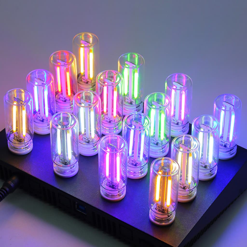 Shenhua Mini USB LED Luz 7 Cores RGB Carro De Atmosfera Interior Teclado De Laptop Inteligente Lâmpada Noturna Ambiente