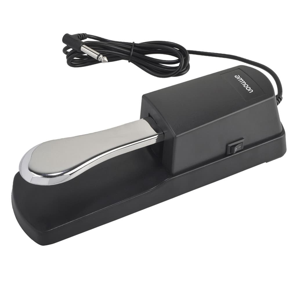 Pedal De Sustentação Universal wohobr ammoon Para Piano Digital , Teclado Eletrônico Com Interruptor De Polaridade