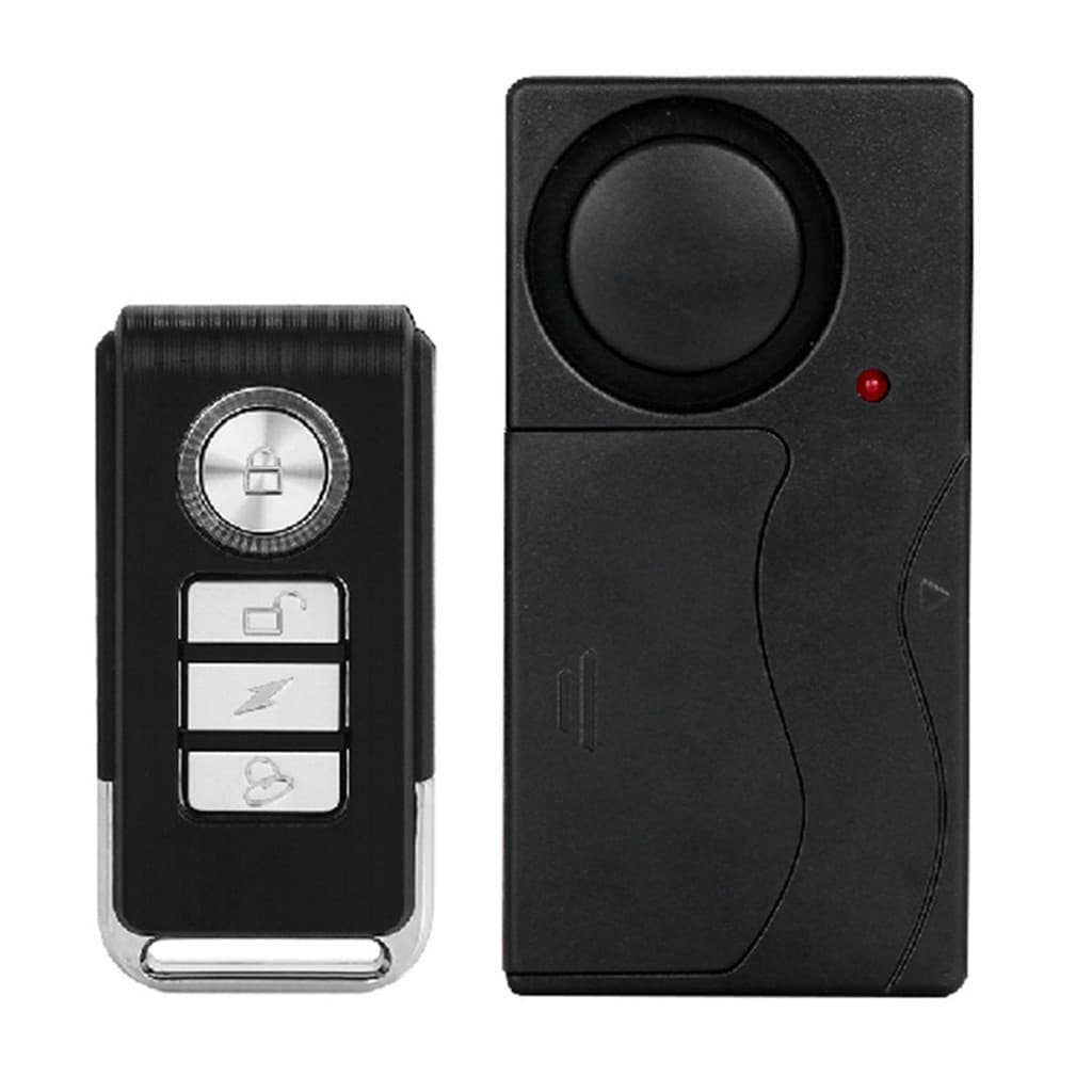 Alarme De Bicicleta 110dB Sensor De Movimento De Vibração Sem Fio Sensores De Segurança Para Motocicleta Com Controle Re