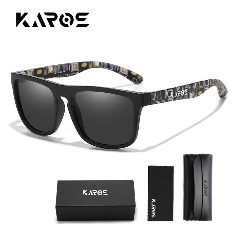 YZ2024B KAROS Conjunto De Óculos De Sol Polarizados UV400 Das Mulheres Dos Homens Ciclismo Pesca Correndo Esportes Para