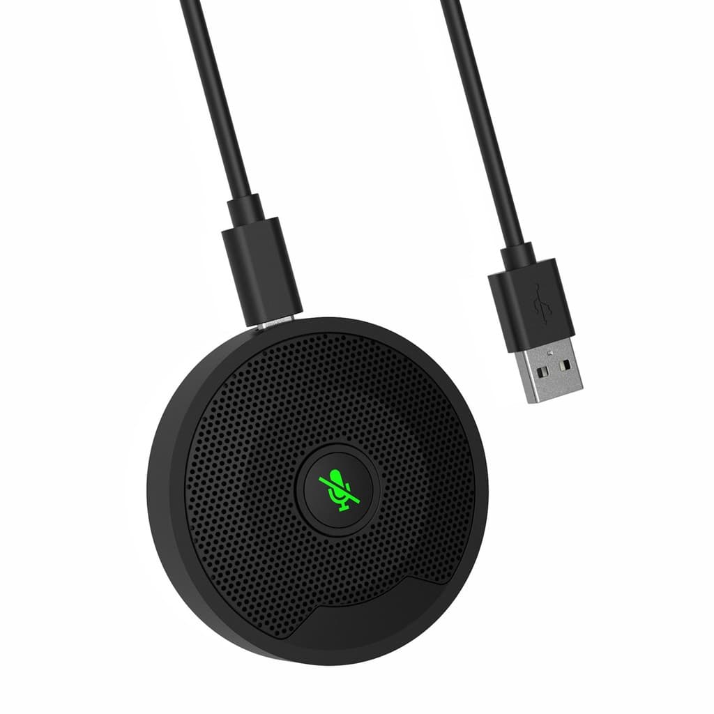 Microfone De Conferência USB UM10 360 ° Microfones Condensadores Omnidirecionais Para PC Bate-Papo De Videogame
