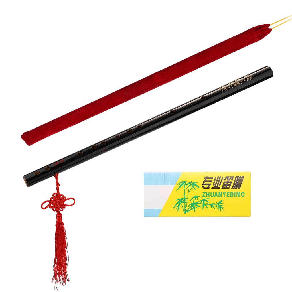 Flauta De Bambu Instrumento Musical De Sopro Iniciante Aluno Treinamento De Prática De Estudante Tradicional Artesanal P