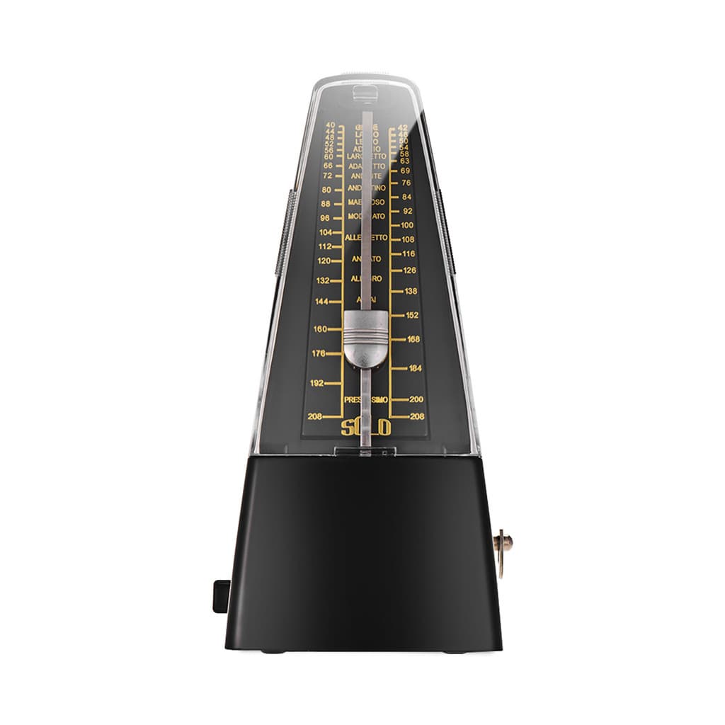 Metrônomo Mecânico Universal Padrão , Material ABS Para Guitarra , Violino , Piano , Baixo , Instrumento Musical , Ferra