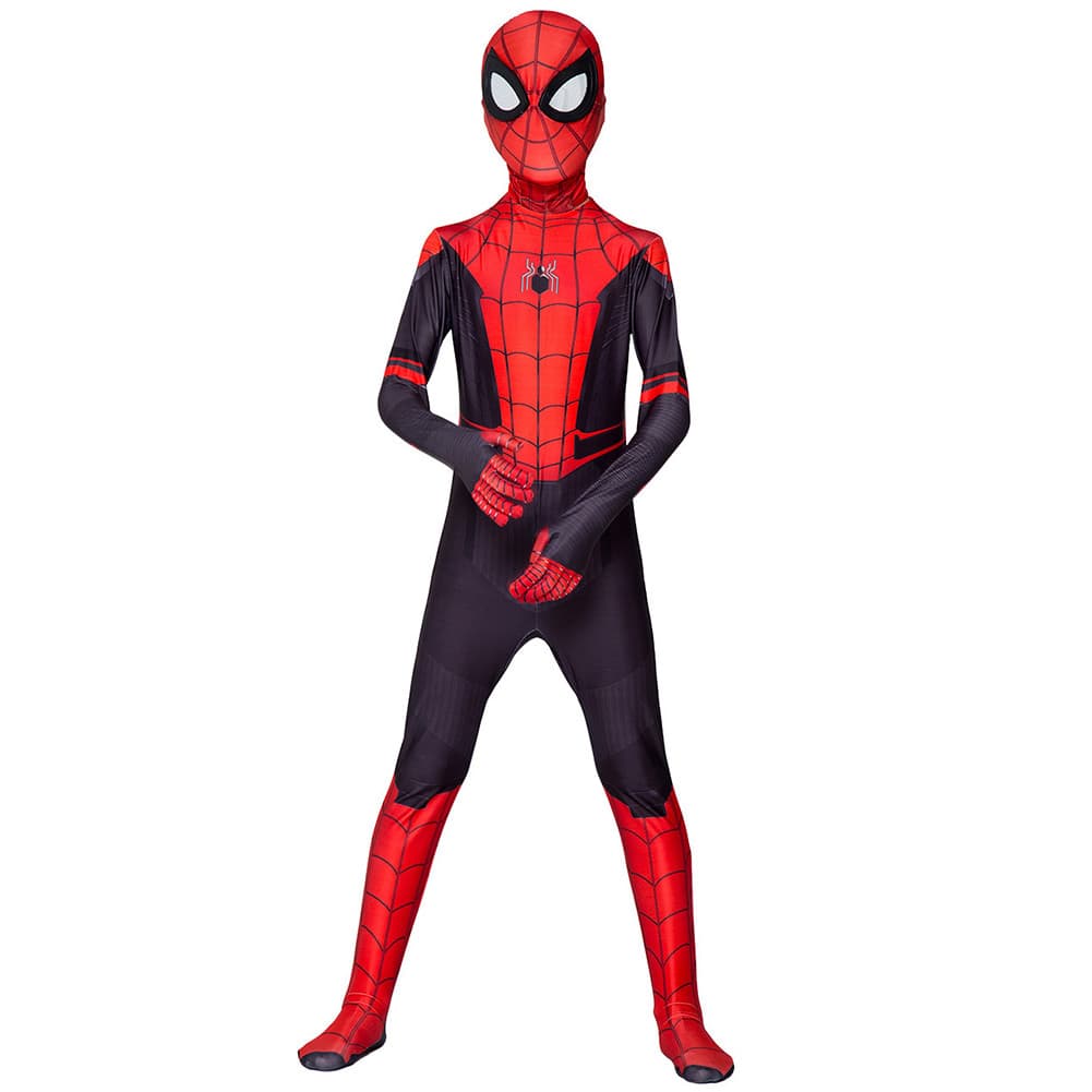 Aranha : Longe De Casa Fantasia Cosplay Miles Morales Zentai Terno Infantil Personalizado