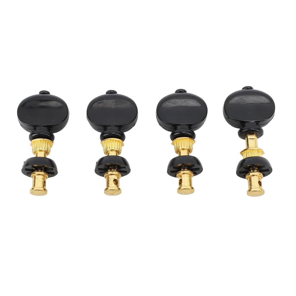 4 Pcs Ukulele Tuning Peg Metal 4.3 Cm X 2 Cabeça De Máquina Afinadora Para Prática