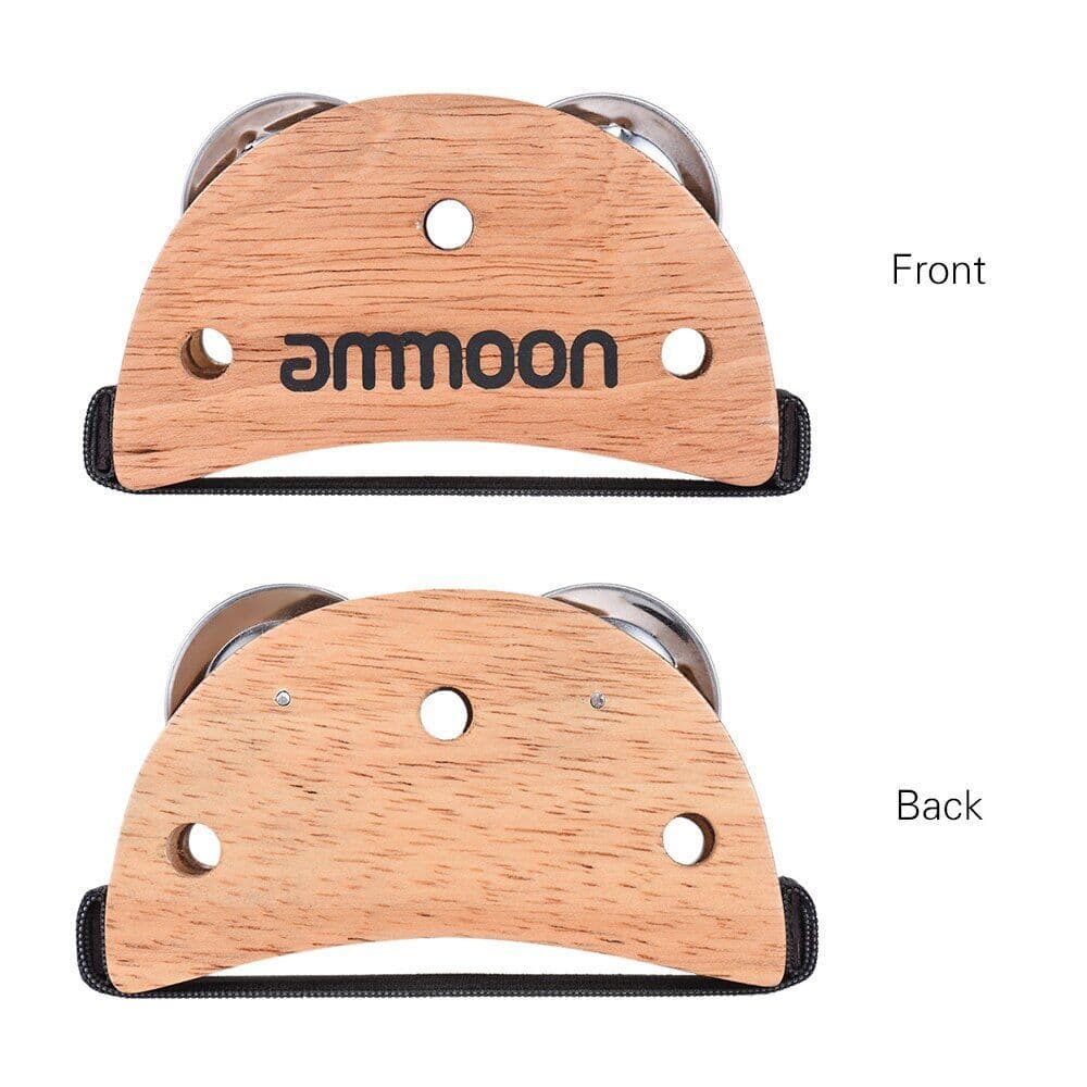 cpnobr ammoon Elíptico Cajon Caixa Tambor Companheiro Acessório Pé Jingle Pandeiro Para Instrumentos De Percussão Mão Bu