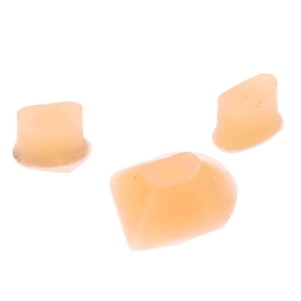 3 Pçs Flauta Trill Chave Pára-Choques Cortiça Silicone Substituição Cobre Plugues Botões Peças Do Instrumento Musical Ma