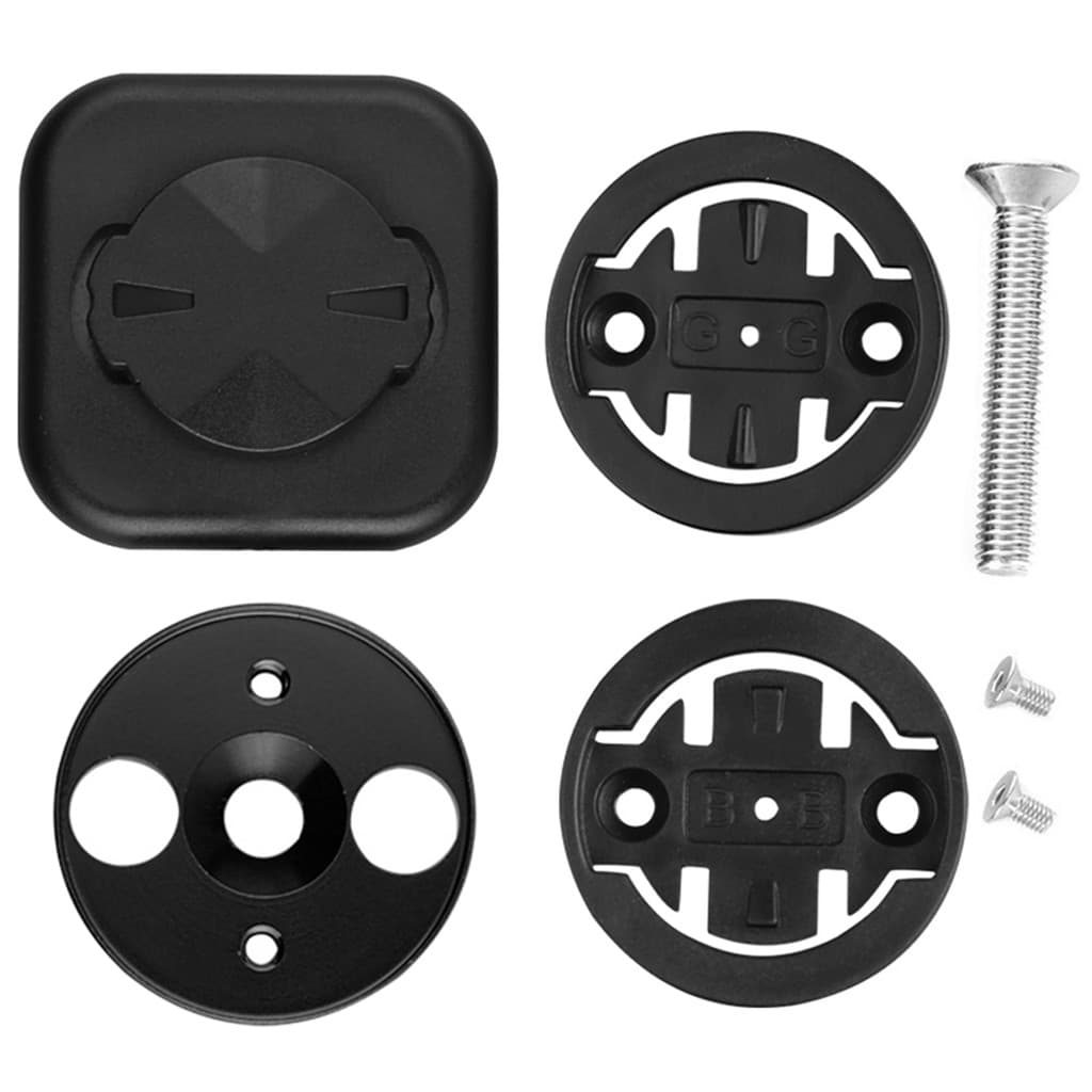 [Andoer.br] Suporte Para Computador De Bicicleta , Tampa Superior Da Haste , Cronômetro , Adaptador De Montagem Celular