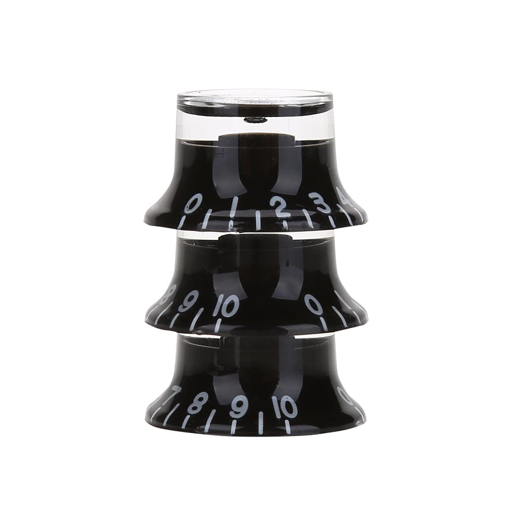 ttopbr 3pcs Substituição De Botões De Controle De Volume De Tom De Guitarra Para Guitarras Elétricas Fender