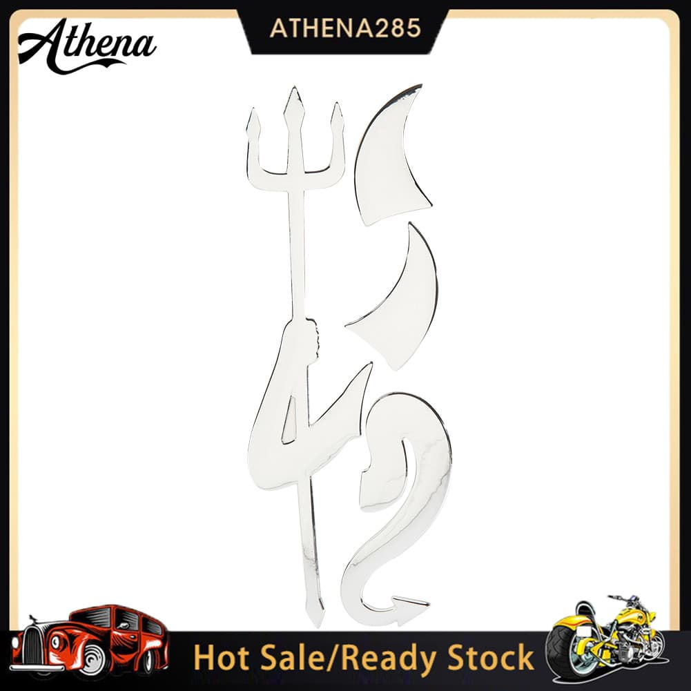 ATH_Car Styling 3D Adesivo Engraçado Pequeno Diabo Decoração De Decalque De Automóvel