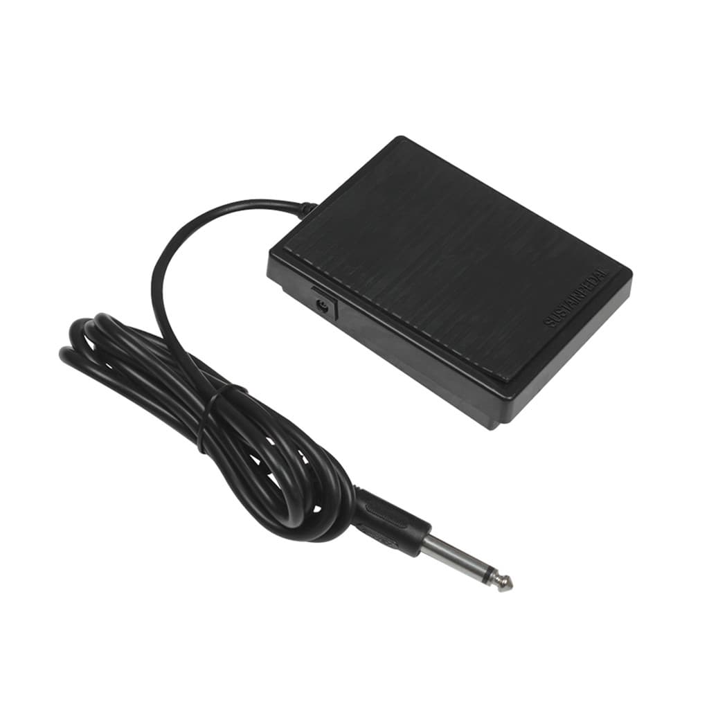 wohobr Pedal De Sustentação Universal Para Teclado Com Plugue De 6.35 Mm Teclados MIDI De Órgão Eletrônico Piano Digital