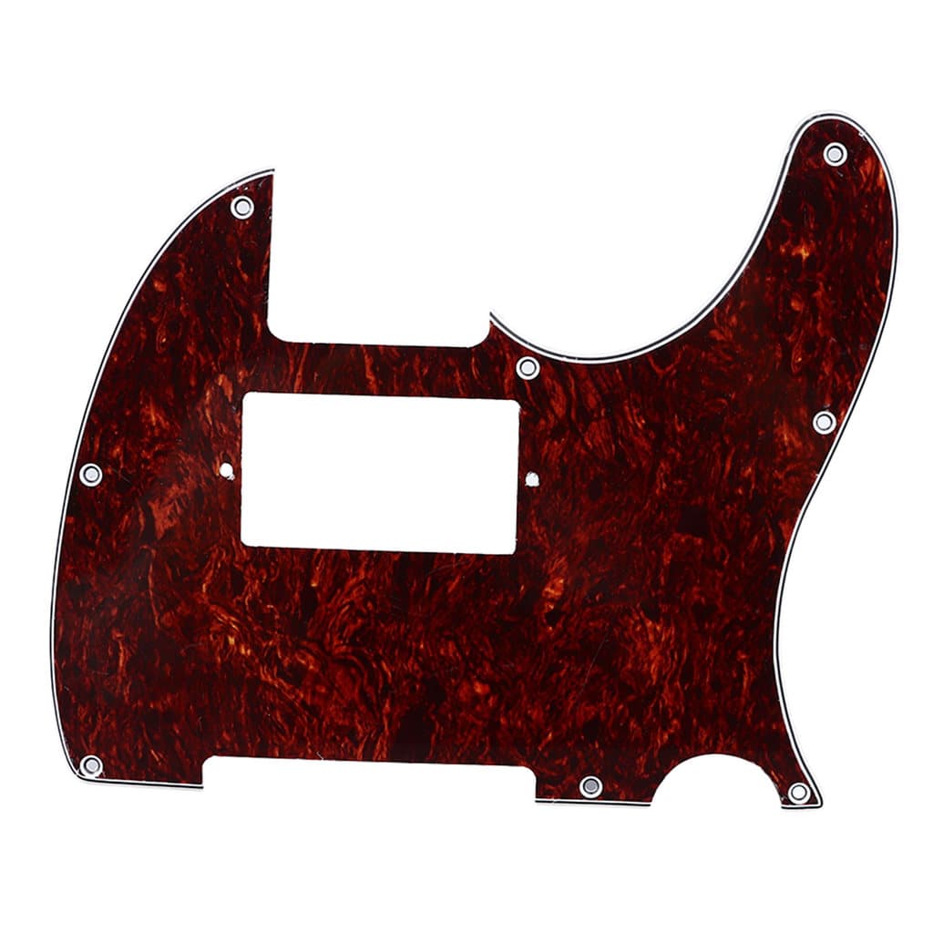 Pickguard De Guitarra PVC Anti Arranhões Decorativo Placa De Proteção De Redução De Ruído Para Fender Telecaster Vermelh