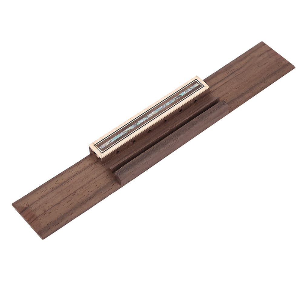 [yeranoutdoor] Peças De Reposição De Ponte De Madeira De Jacarandá , Acessórios De Instrumentos Para Guitarra Clássica