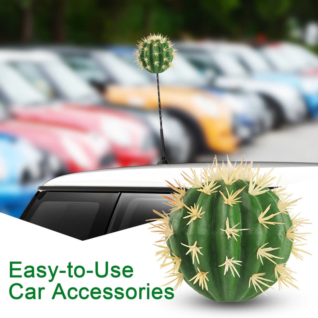 SHENYOU Cactus Forma Bola De Espuma Antena Do Carro Topper Resistente À Água Fácil De Instalar Universal Painel Acessóri