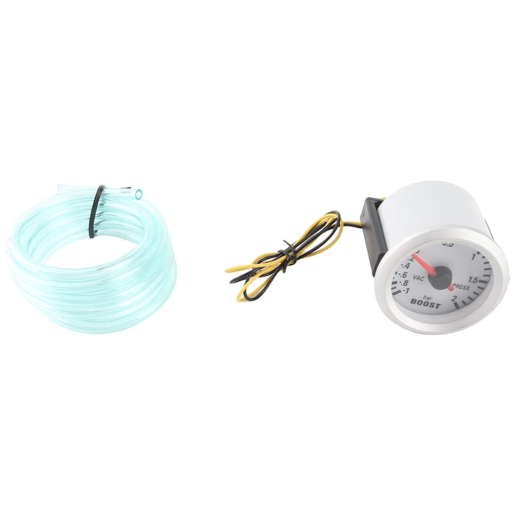 (tomobetter Venda Quente) Medidor De Pressão A Vácuo Turbo Boost Para Carro Automático 2 " 52mm-1 ~ 2BAR Luz LED Azul