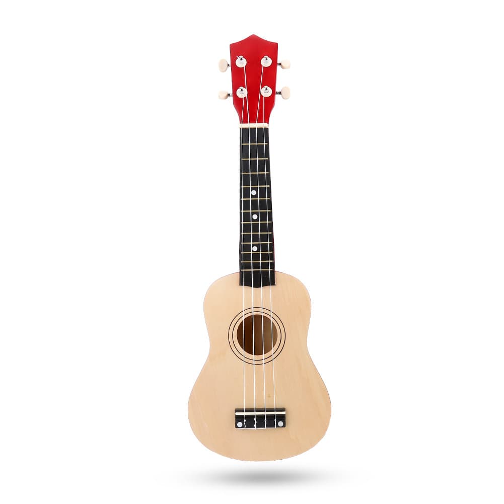 sicibr 21 Polegadas Elegante Ukulele Instrumento Musical Brinquedo Presente Para Estudantes Iniciantes Crianças (Cor De