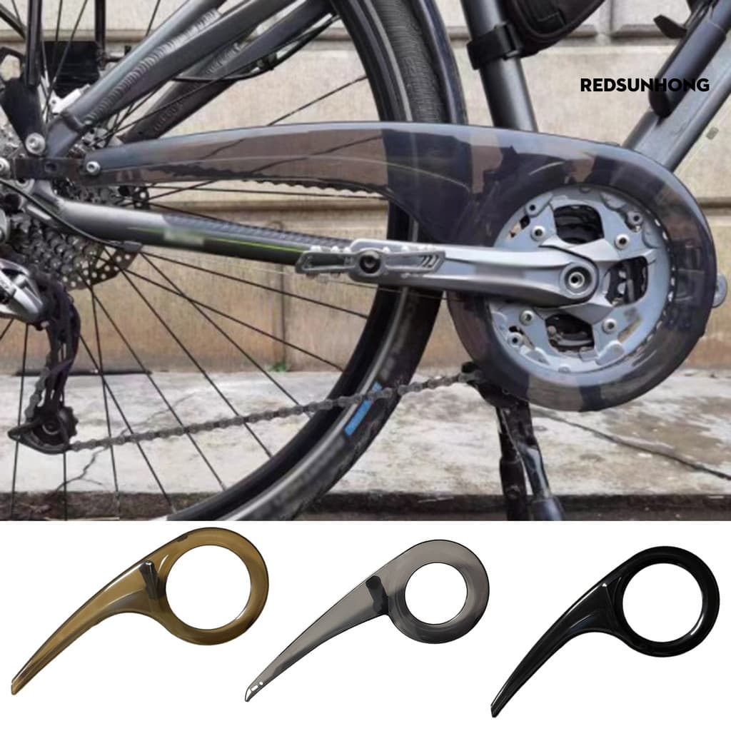 [REDS] 1 Conjunto De Proteção De Corrente De Bicicleta De Alta Resistência , Borda Lisa , Não Deformável , Resistente Ao