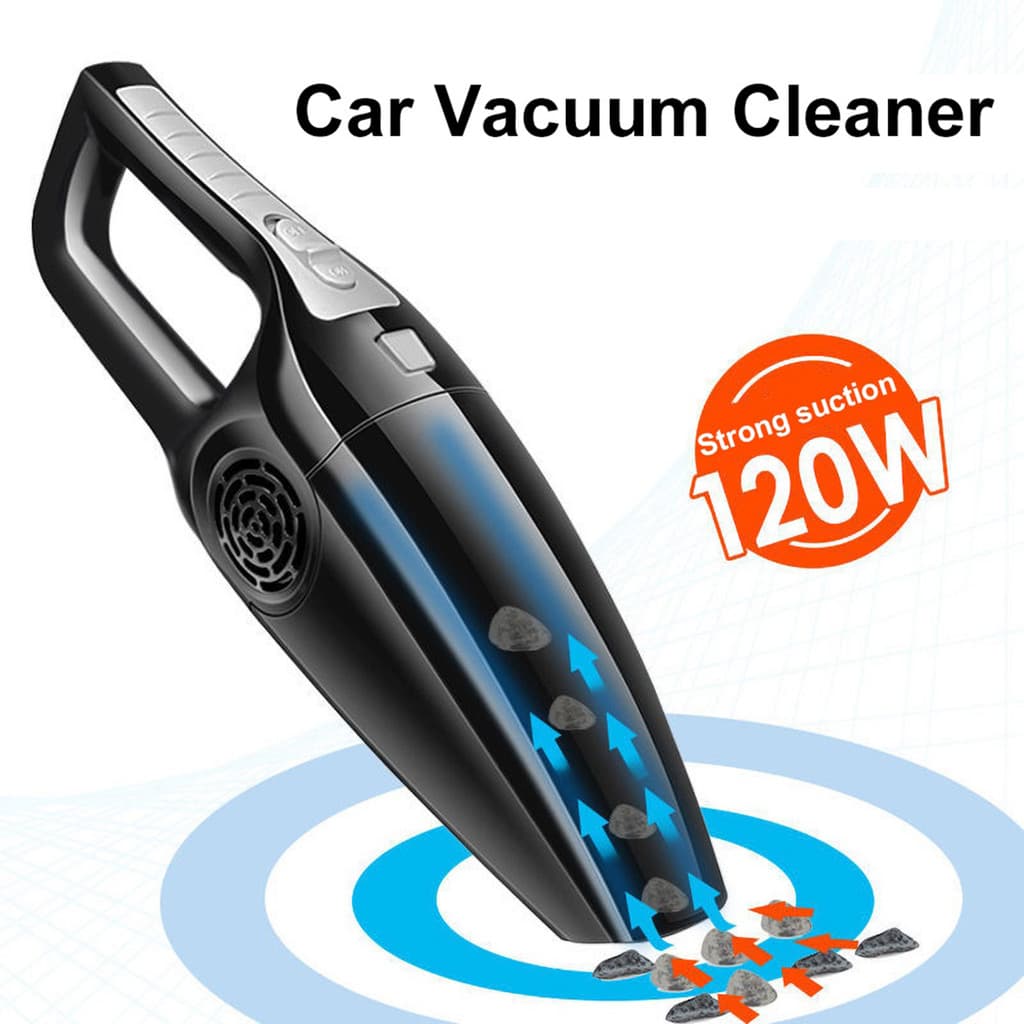 Aspirador De Pó Para Carro Shenhua 120W Portátil De Alta Potência Veículos Úmidos E Secos Com Forte Sucção Limpeza De Ca