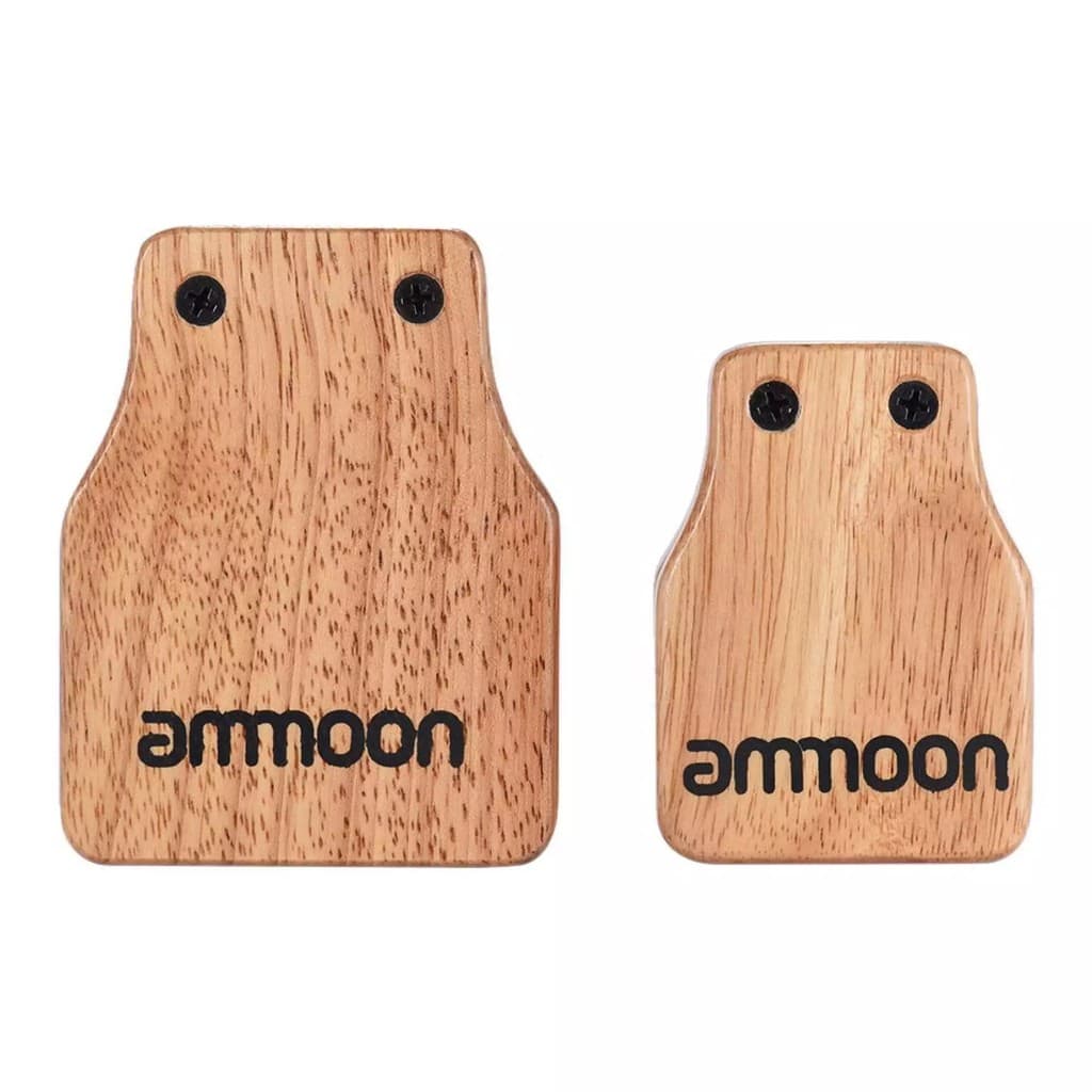ammoon Grande E Médio 2 Peças Caixa Cajon Tambor Companheiro Acessório Castanholas Para Instrumentos De Percussão Manual