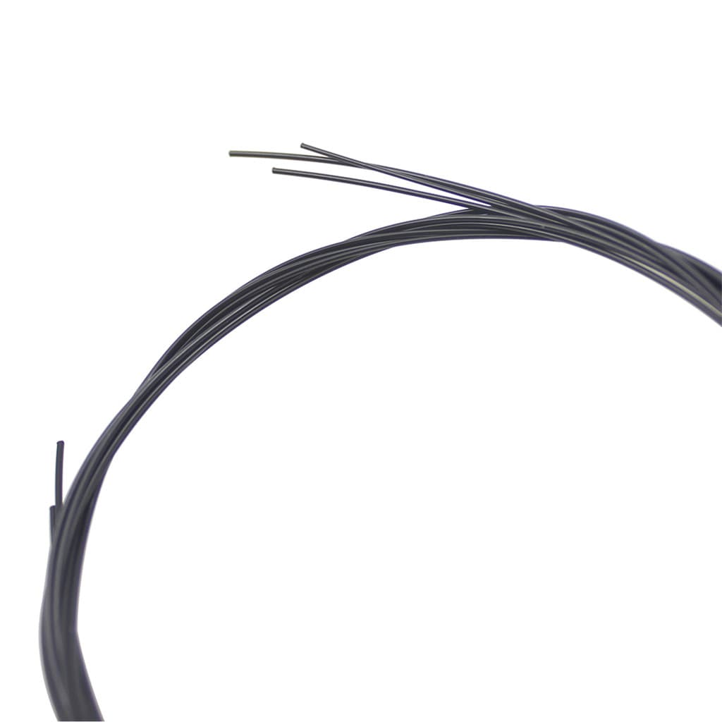 Núcleo De Nylon Preto Banhado A Prata Cobre Ferida 1a-6a (0,028-0,043) 6 Peças Conjunto De Cordas De Guitarra Clássica
