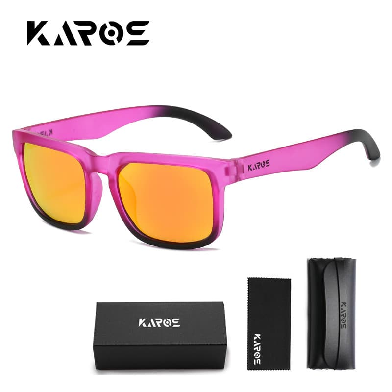 YZ2019 KAROS Conjunto De Óculos De Sol Polarizados UV400 Das Mulheres Dos Homens Ciclismo Pesca Correndo Esportes Para D